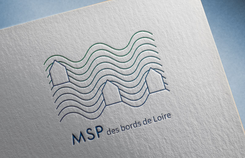 Graphisme : création du logo MSP des Bords de Loire